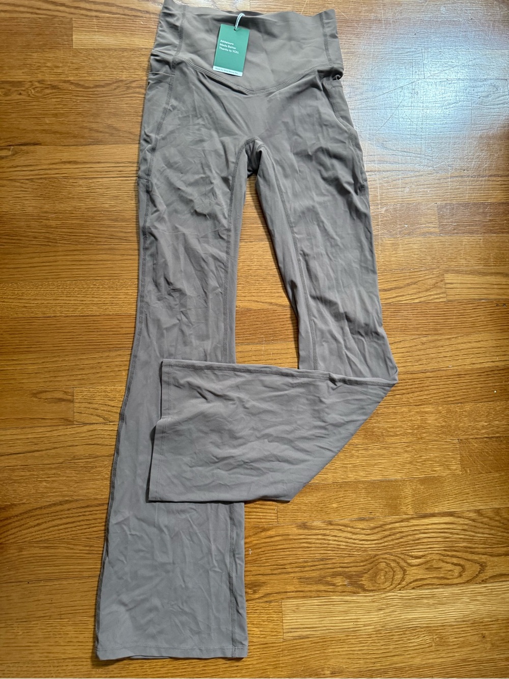 HALARA Leggings in Taupe Brown - Small tall